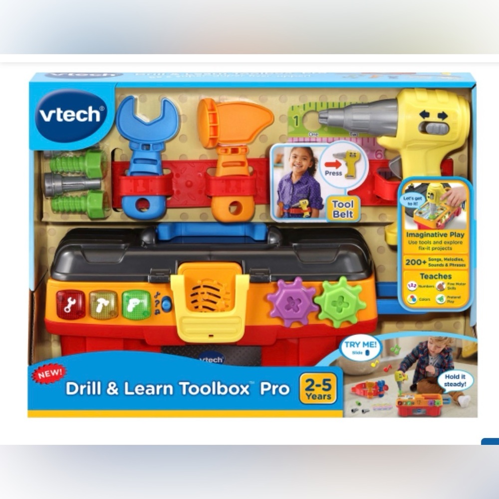 SALE Temp Price Drop 
VTech Drill & Learn Toolbox
Toddler Friendly